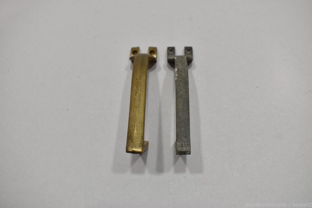 4 Stripped Revolver Grip Frame Parts 3 Brass 1 Zinc? READ-img-2