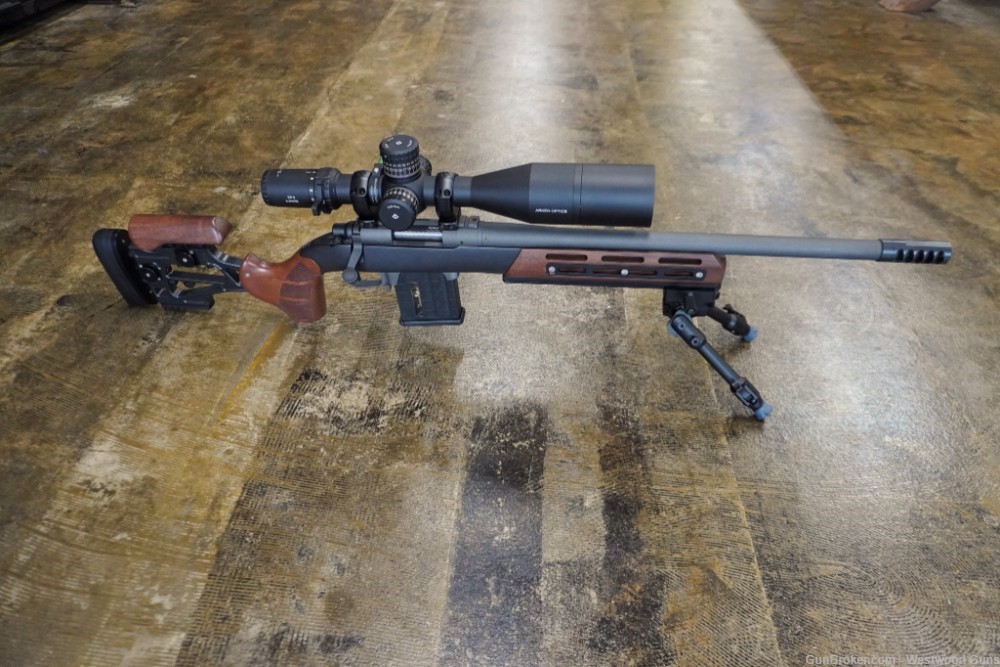 Custom Remington 700 Bolt Action Rifle with Woox Chassis Arken EP5 scope-img-1