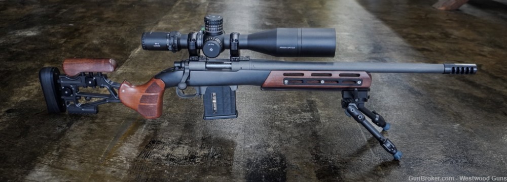 Custom Remington 700 Bolt Action Rifle with Woox Chassis Arken EP5 scope-img-0