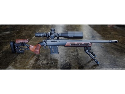 Custom Remington 700 Bolt Action Rifle with Woox Chassis Arken EP5 scope