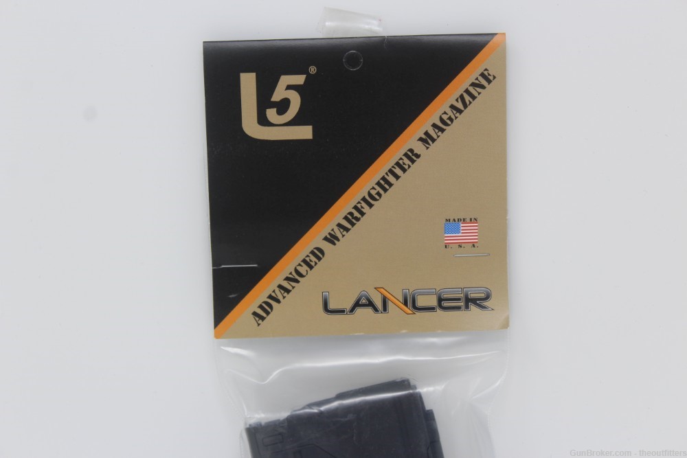 LANCER L5 ADVANCED WARFIGHTER MAGAZINE 5.56 AR15 30 ROUND OPAQUE BLACK -img-1