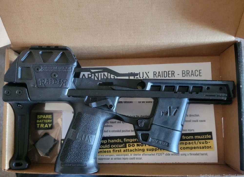 Brand New Flux Raider for Sig P320 series with Brace. LAST ONE-img-1