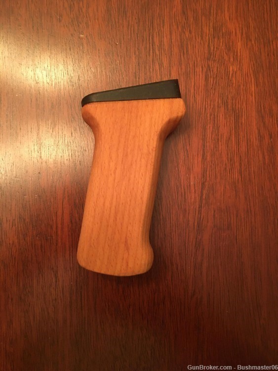 Blonde AKM Wood Grip Skinny Wooden Pistol grip with metal PG ferrule -img-2