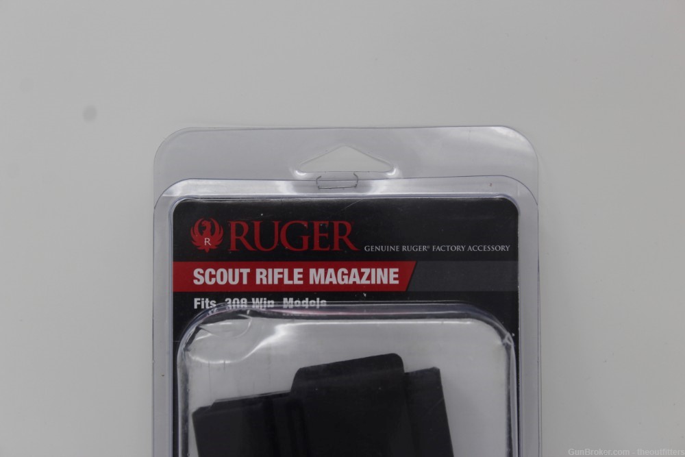 RUGER 308 WINCHESTER GUNSITE SCOUT RIFLE 10 ROUND STEEL MAGAZINE-img-1