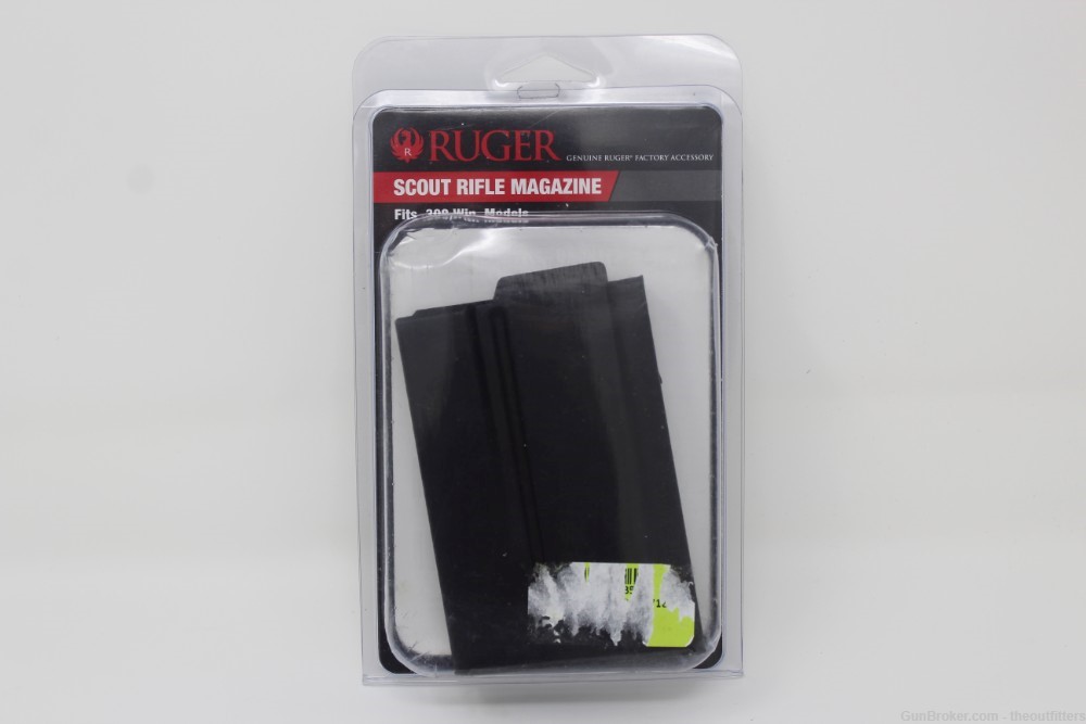 RUGER 308 WINCHESTER GUNSITE SCOUT RIFLE 10 ROUND STEEL MAGAZINE-img-0