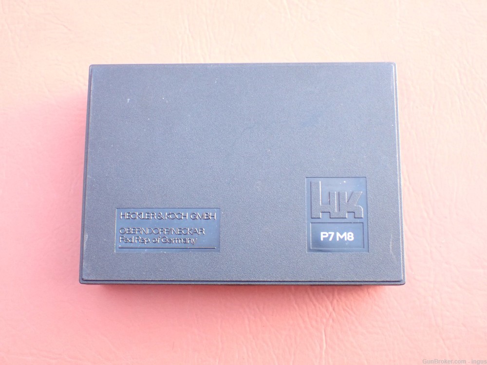HK P7M8 9MM FACTORY HARDCASE HECKLER KOCH P7 ORIGINAL BOX SER# 120443-img-0