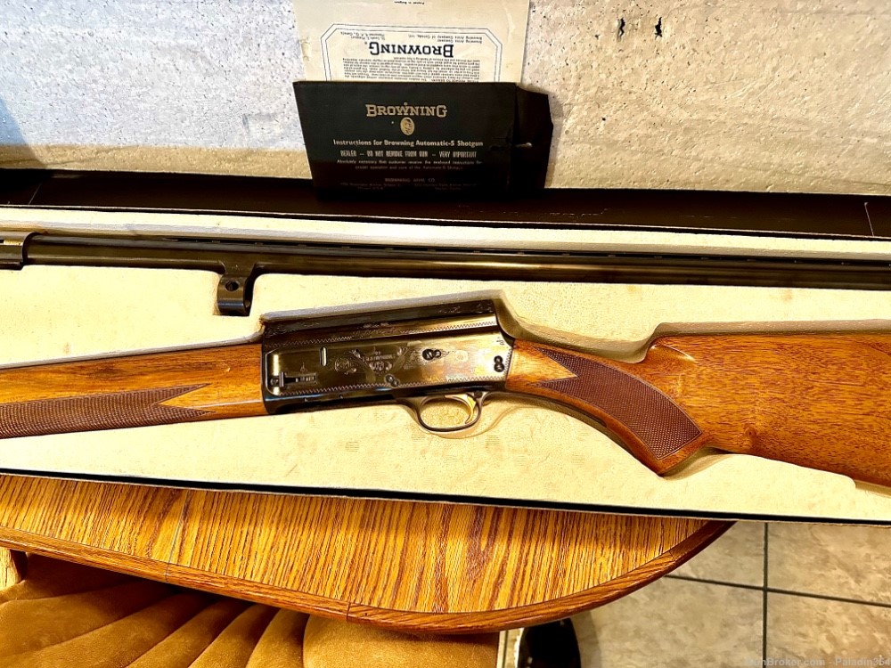 1968 Browning A5 Shotgun Made in Belgium. Like new.-img-2