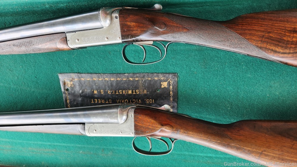 Boxed pair of Army & Navy English shotguns 1891-img-35