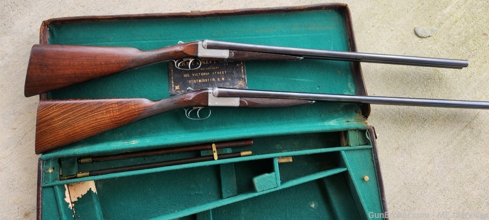 Boxed pair of Army & Navy English shotguns 1891-img-39
