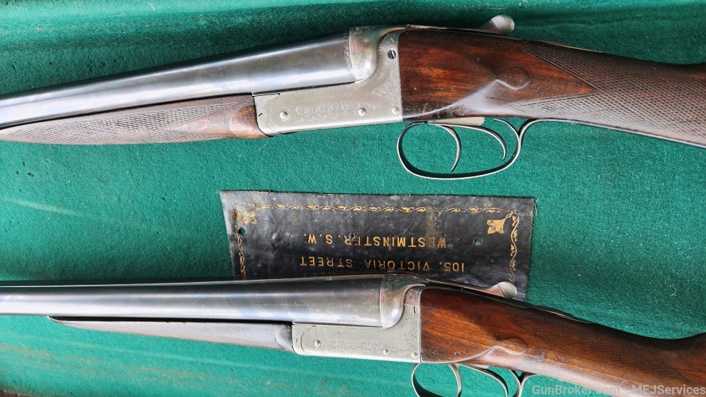 Boxed pair of Army & Navy English shotguns 1891-img-36