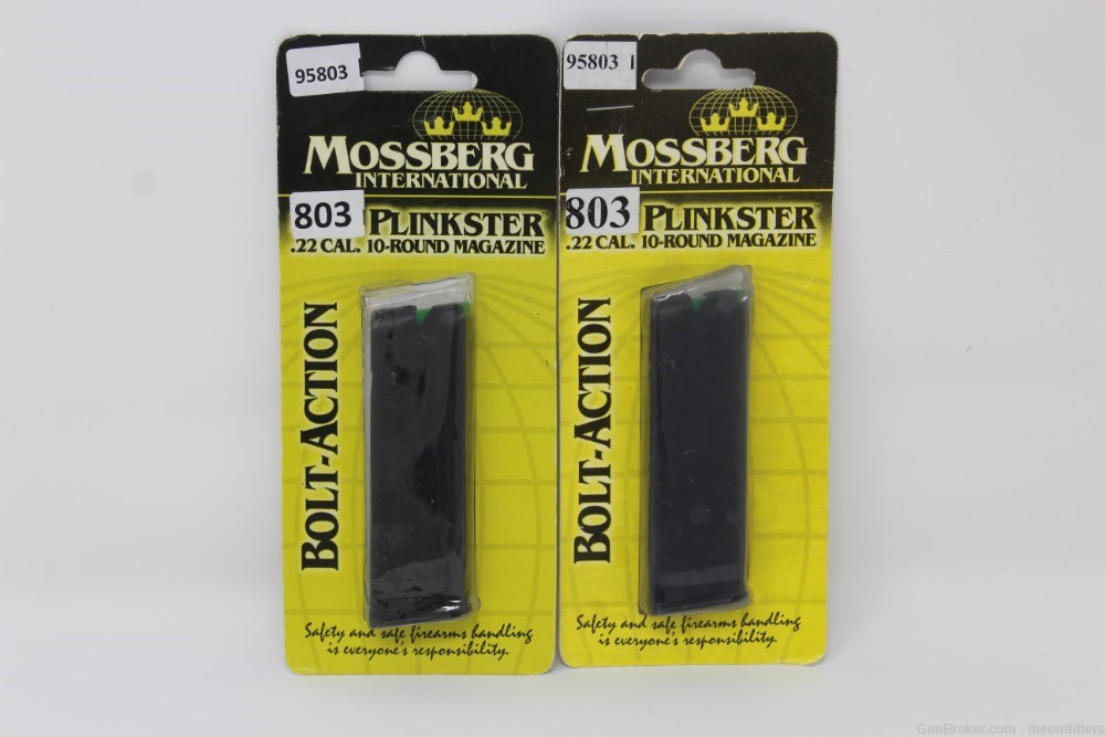 LOT OF 2 MOSSBERG 803 PLINSTER 10 ROUND 22 LONG RIFLE MAGAZINES-img-0