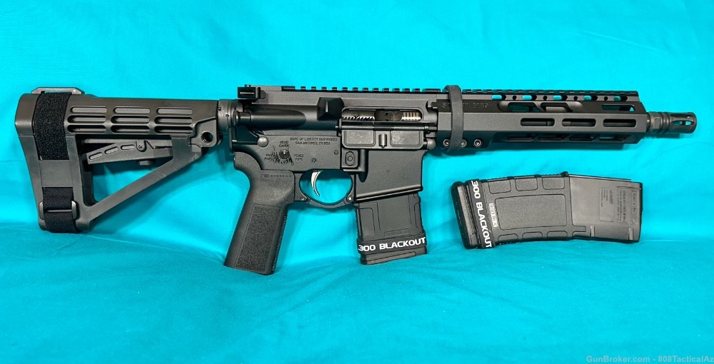 Sons of Liberty 300 Blackout 9" AR15 SBA4 Pistol Brace M89 Handguard SOLGW-img-4