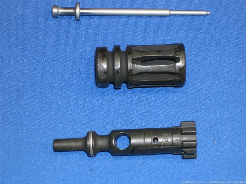 New US Surplus M16, M4, AR15 bolt, firing pin and flash hider-img-0