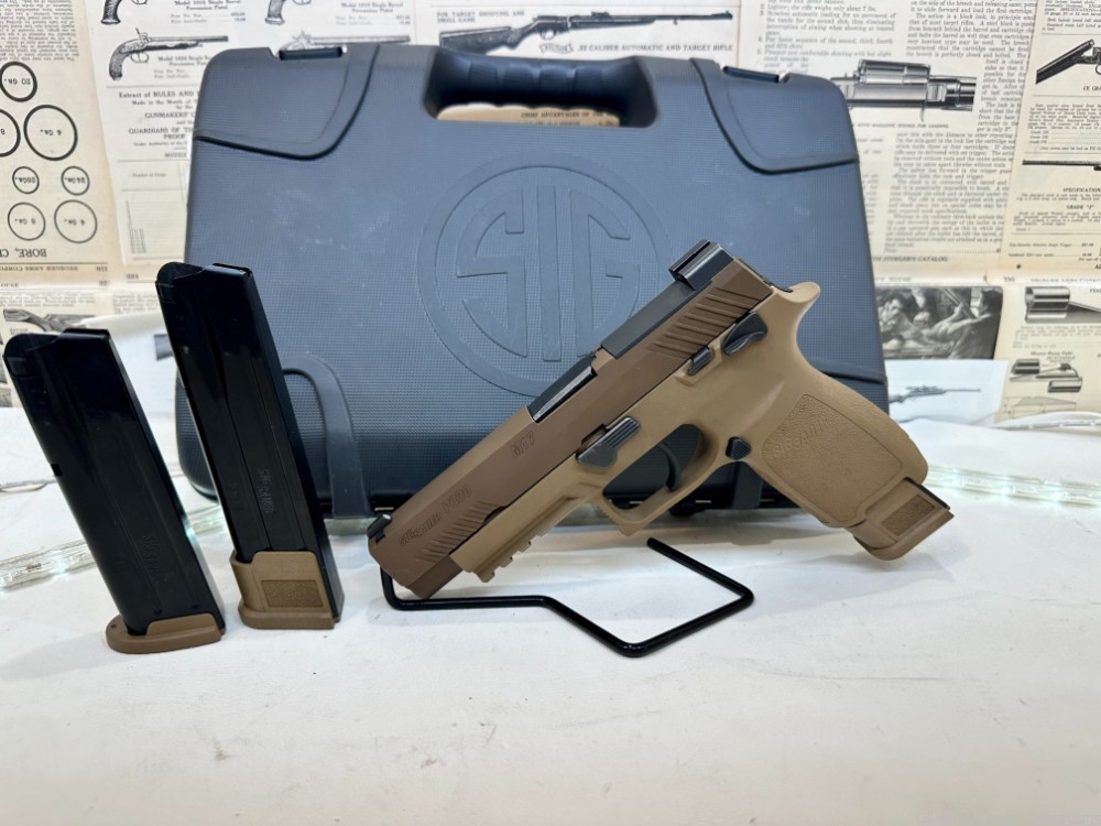 SIG SAUER P320 M17 9MM VERY CLEAN PENNY AUCTION! -img-0