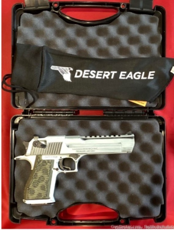 Magnum Research Desert Eagle 50AE White Distressed Cerakote 7+1 DE50WMD NIB-img-0