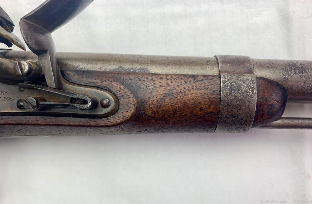 A. Waters U.S. Model 1836 Flintlock Pistol-img-8