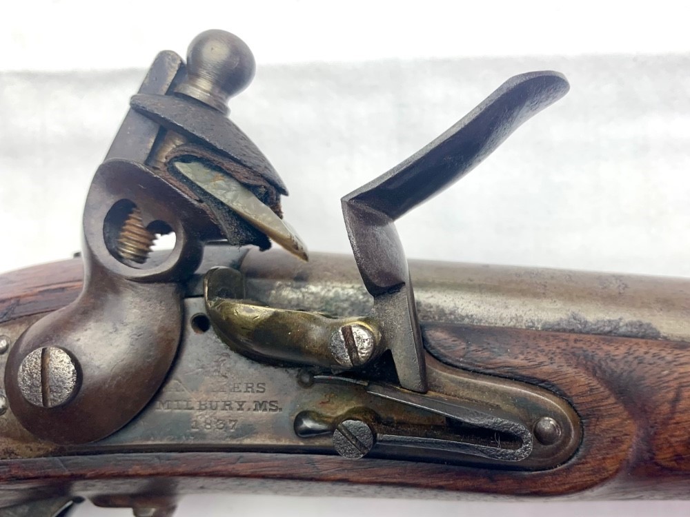 A. Waters U.S. Model 1836 Flintlock Pistol-img-5