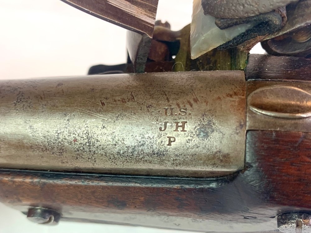 A. Waters U.S. Model 1836 Flintlock Pistol-img-16