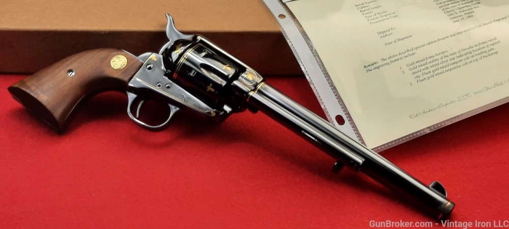 Colt SAA Factory Master Engraved by George Spring *1984 production* WOW!NR-img-12