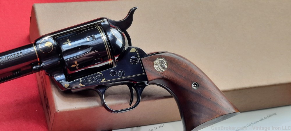 Colt SAA Factory Master Engraved by George Spring *1984 production* WOW!NR-img-7