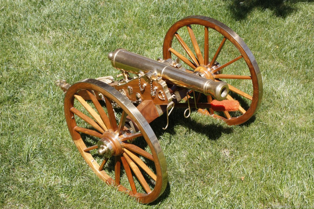 Karl Furr James 6 Pounder Field Cannon - 1/3 Scale W/5x Brass Balls - NICE!-img-1