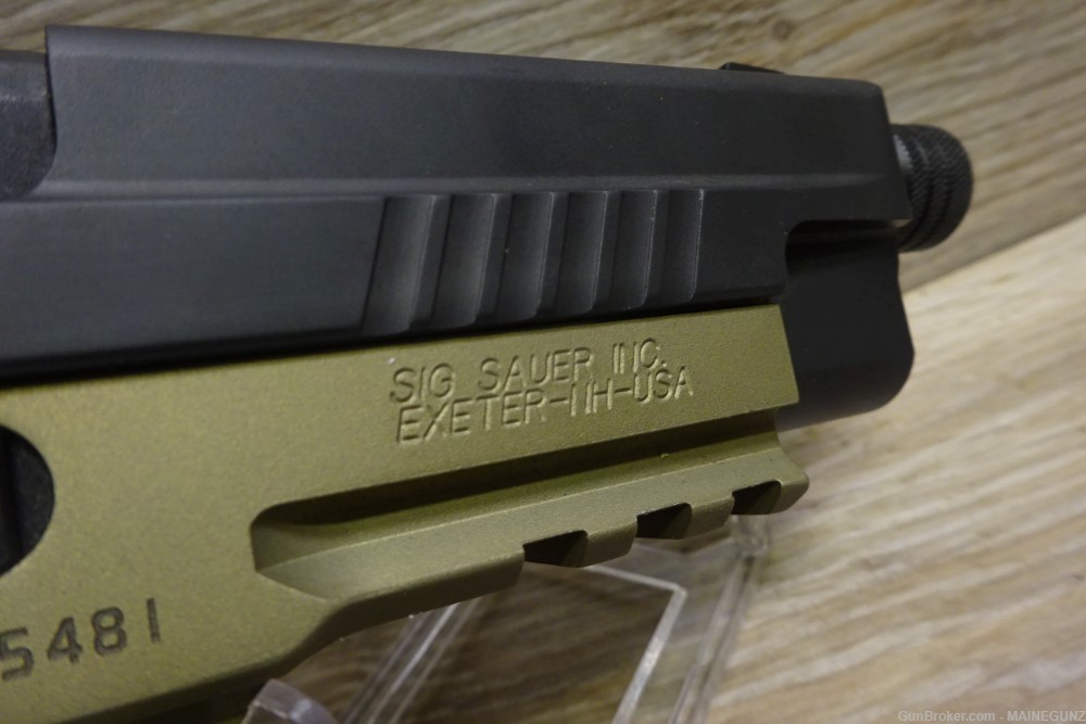 Sig Sauer P226. 9mm Threaded FDE Bronze 1 magazine -img-5