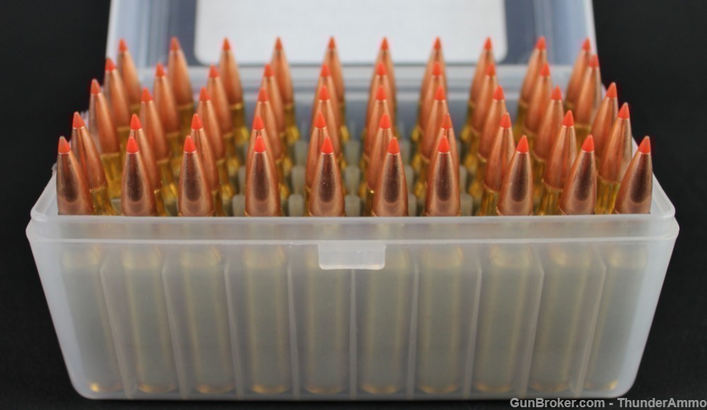 308 Winchester By Thunder Ammo Hornady SST 150 gr 50 Rounds Very Accurate-img-2