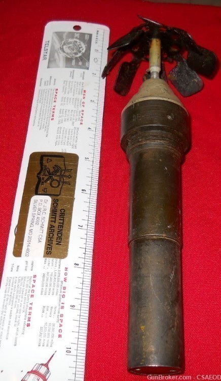 RUSSIAN SOVIET BOMB FUZE  FROM Col. Jarrett COLLECTION-img-4