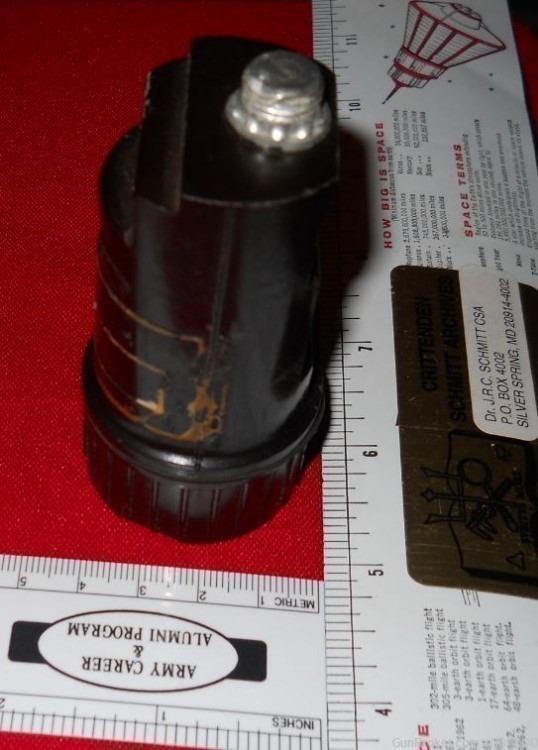 GERMAN POISON GAS WEAPON FUZE FROM Col. Jarrett COLLECTION-img-13