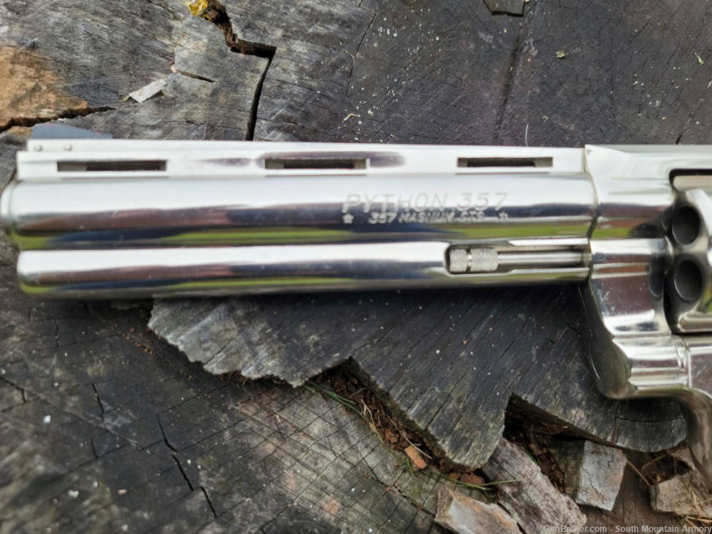 Colt Python .357 Nickel, 6" BBL , 1980 MFG-img-7