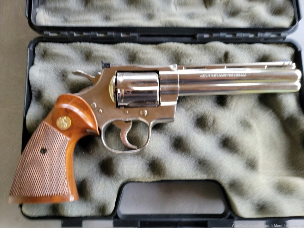 Colt Python .357 Nickel, 6" BBL , 1980 MFG-img-20