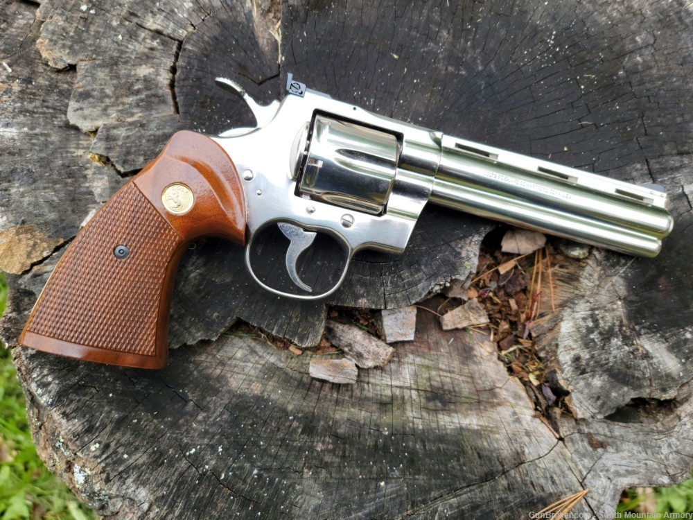Colt Python .357 Nickel, 6" BBL , 1980 MFG-img-14