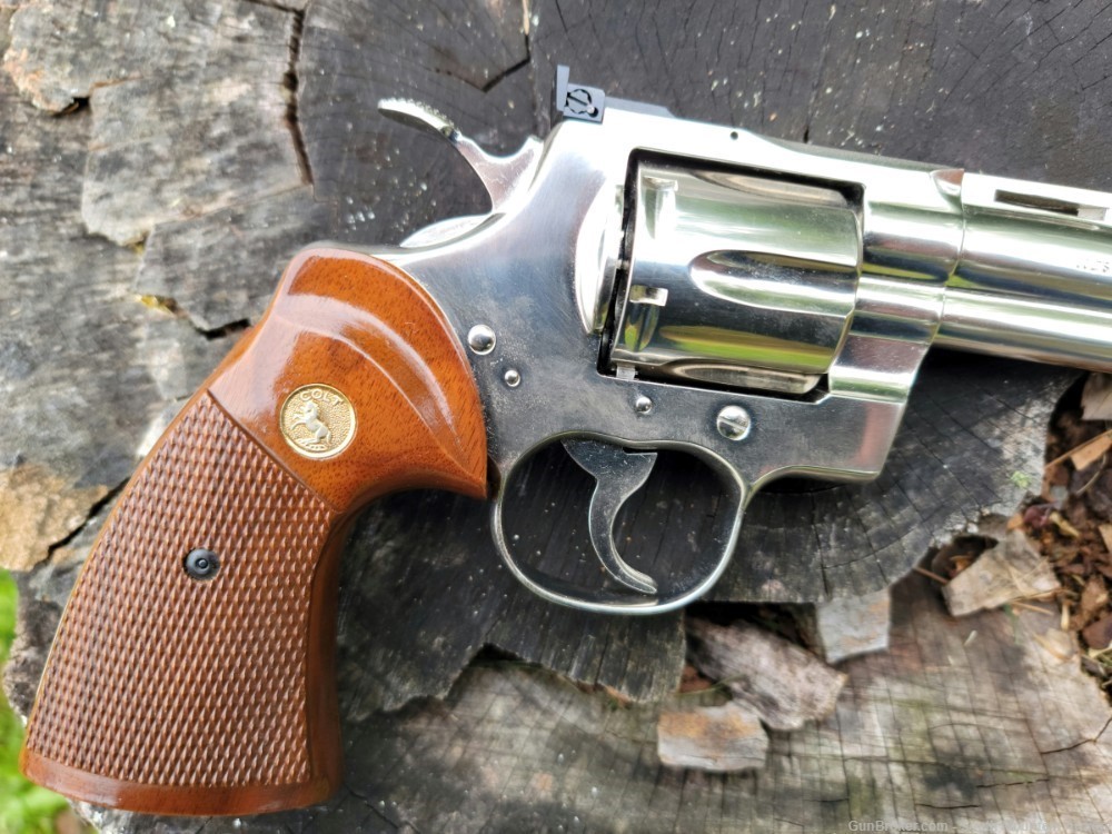 Colt Python .357 Nickel, 6" BBL , 1980 MFG-img-13