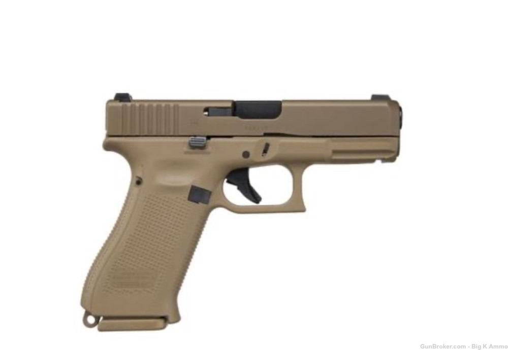 Glock 19x Gen 5 Compact Handgun 9mm Luger 19rd(2) & 17rd(1) Magazines 4”-img-4