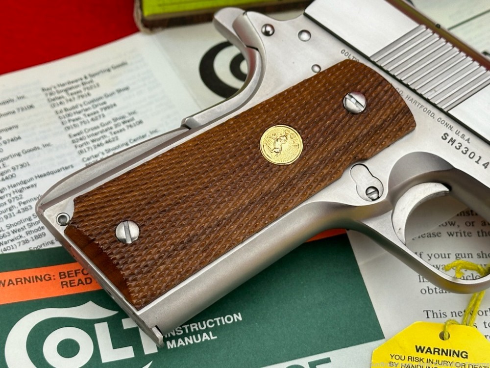 1981 Colt Custom Shop Service Model ACE 22LR *FACTORY ELECTROLESS NICKEL* -img-10