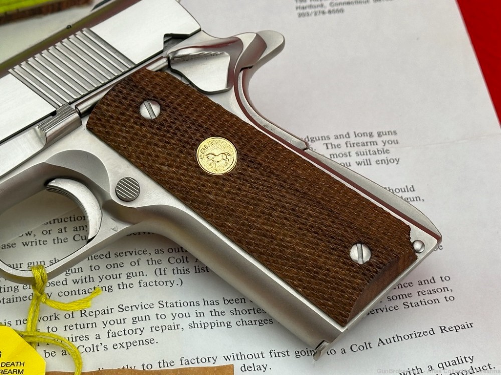 1981 Colt Custom Shop Service Model ACE 22LR *FACTORY ELECTROLESS NICKEL* -img-5