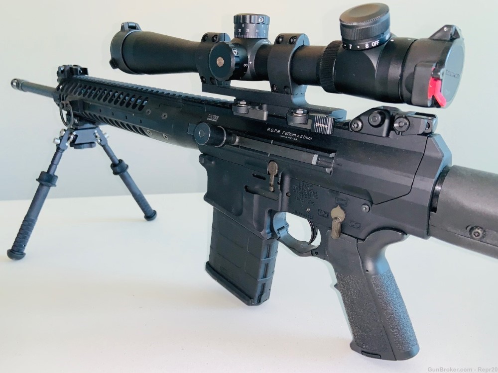 LWRC REPR GEN 1 20” 7.62 NATO/308, LEUPOLD MARK 4 LR/T scope, ATLAS bipod,-img-1