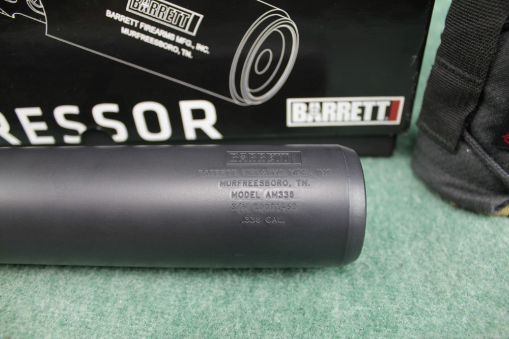 Barrett AM338 Suppressor 5/8 & 3/4 Muzzle Breaks Armageddon Cover .300 338 -img-1