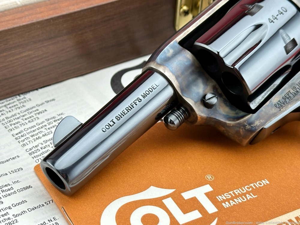 1980 Colt SAA Sheriff's Model 3" 44 CAL |*RARE ROYAL BLUE & DUAL CYL*|NIB!-img-3