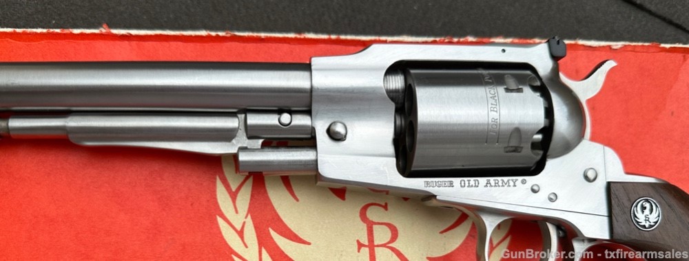 Ruger Old Army .44 Stainless Black Powder,1977, .457 Cap & Ball,No FFL R'qd-img-5