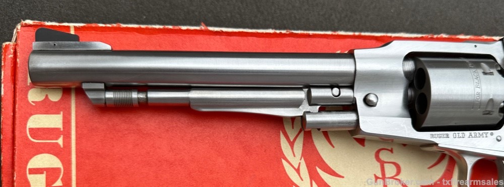 Ruger Old Army .44 Stainless Black Powder,1977, .457 Cap & Ball,No FFL R'qd-img-7
