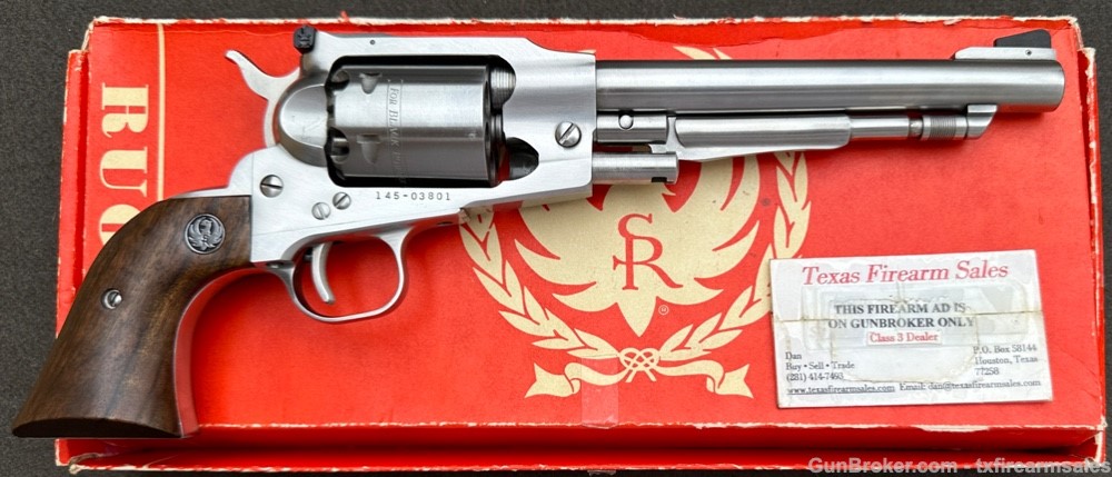 Ruger Old Army .44 Stainless Black Powder,1977, .457 Cap & Ball,No FFL R'qd-img-10
