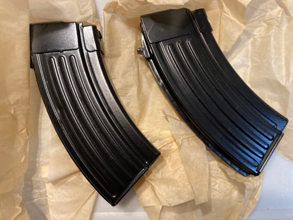 2x Hungarian 20rd Tanker Mags Magazines for AMD-65, AK AK-47 New Old Stock-img-0