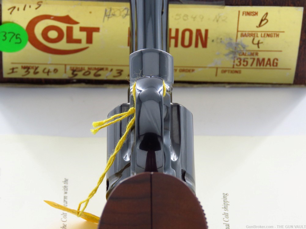 ARCHIVE AUTHENTICATED 1977 Colt Python Royal Blue 4" MINT W Orig LBL & BOX -img-28