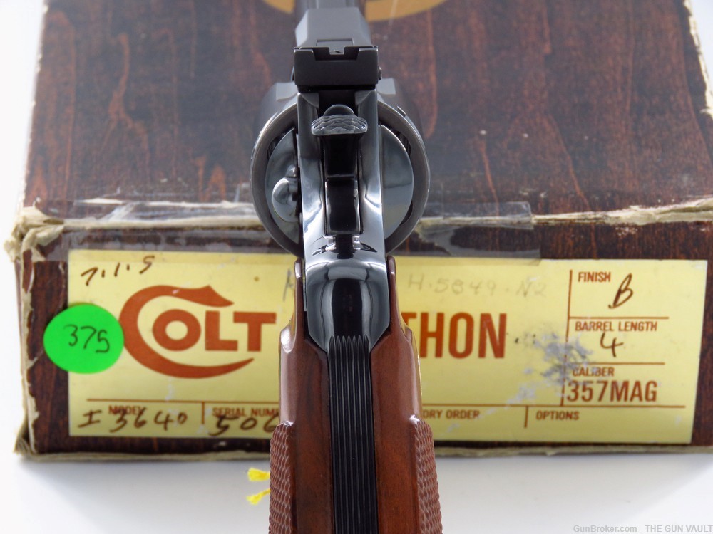 ARCHIVE AUTHENTICATED 1977 Colt Python Royal Blue 4" MINT W Orig LBL & BOX -img-35