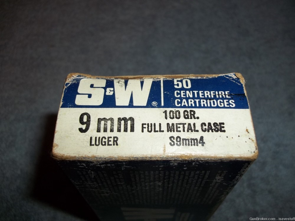 Original Smith & Wesson 9mm FMJ Full Metal Jacket 100gr Ammunition 33rds-img-3