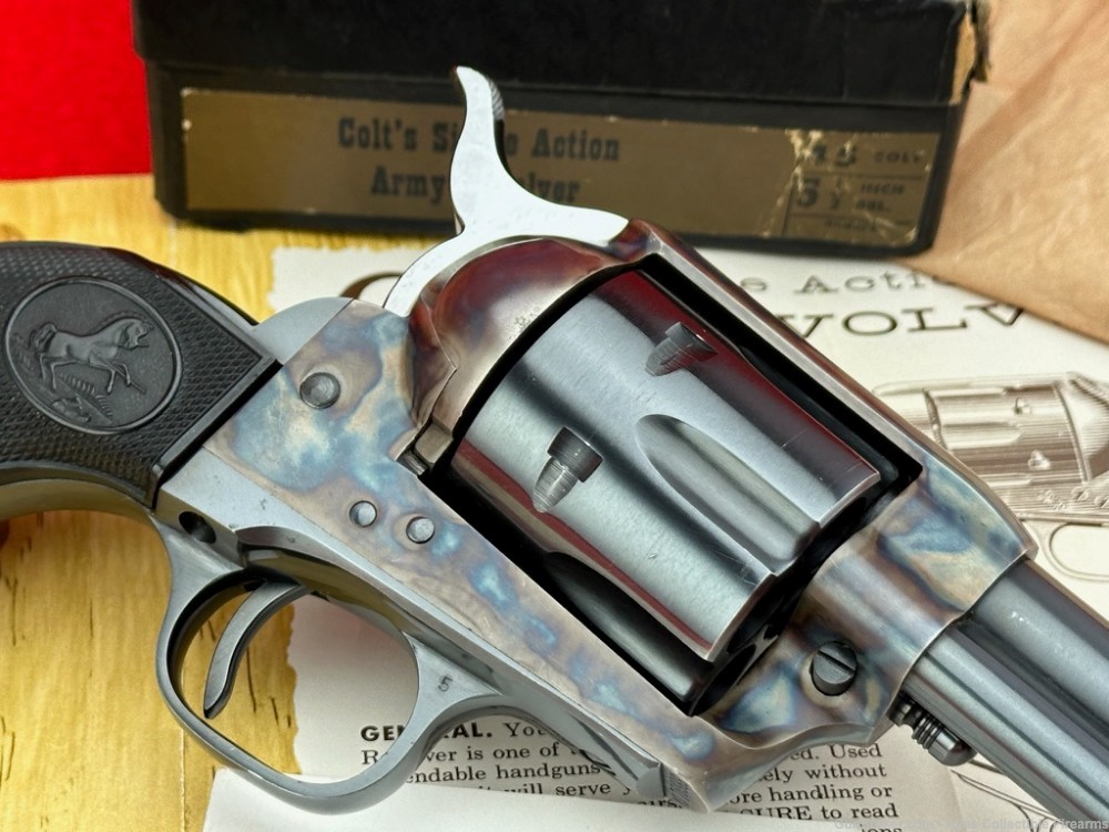 ORIGINAL 1964 Colt SAA 5 1/2" Blue 45 LC *LAST YEAR FOR 2ND GEN. BLACK BOX*-img-9