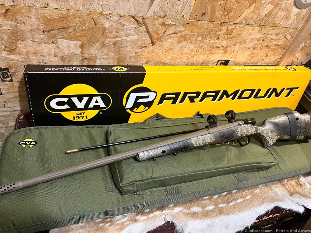 CVA Paramount Pro 45 Cal Long Range Muzzleloader Excellent with box -img-5