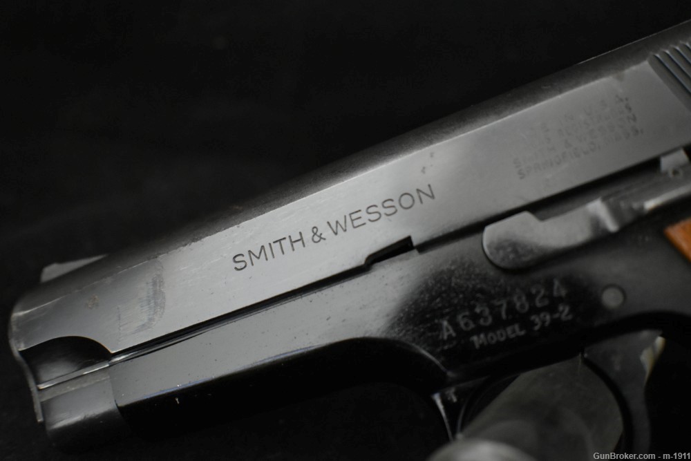 WSMITH & WESSON MODEL 39-2  9mm SEMI AUTO  NR -img-11