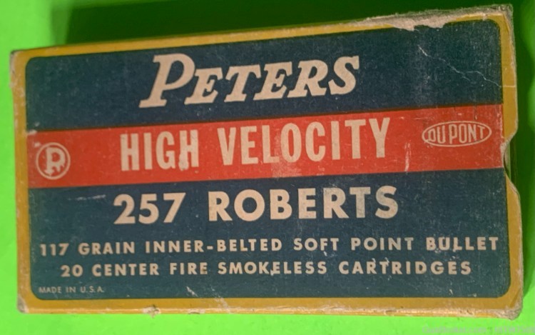 40rds 257 Roberts Ammunition Remington, Peters, Winchester Vintage-img-4